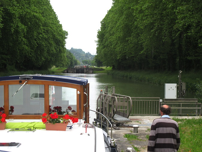 Agen, leaving, end of flight